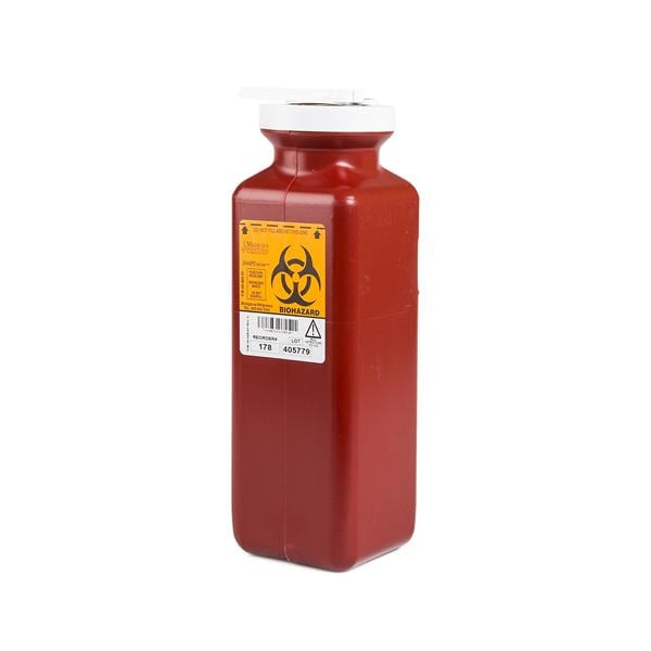 Non-Stackable Sharps Phlebotomy Container, 1.7 Qt, Large, 1/Pk, 178 thumbnail 10