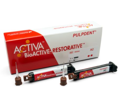 Activa BioActive Composite Resin Restorative, Dual-Cure, Syringe Value Refill, 5 ml, Universal Viscosity, A2, 2/Pk, VR2-A2, VR2A2 thumbnail 11