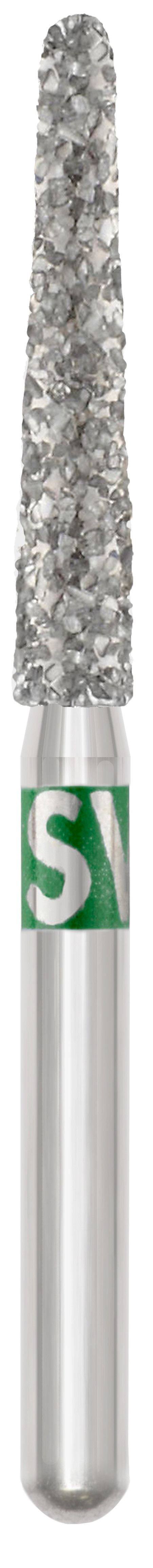 Piranha Diamond Single-Use Burs, FG, Round End Taper, # 856-025, 2.5 mm, Coarse, Green, 25/Pk, 856-025C thumbnail 8