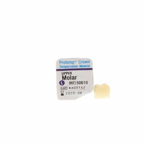 Protemp Crown Temporization Material, Adult, Refill, Upper Large Molar, Universal Shade, 5/Pk thumbnail 10