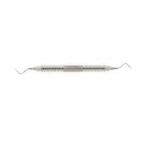 Gracey Curette, Double-Ended, 17/18, # 6 Satin Steel, Distal Posterior Surfaces, 1/Pk, SG17/186 thumbnail 8