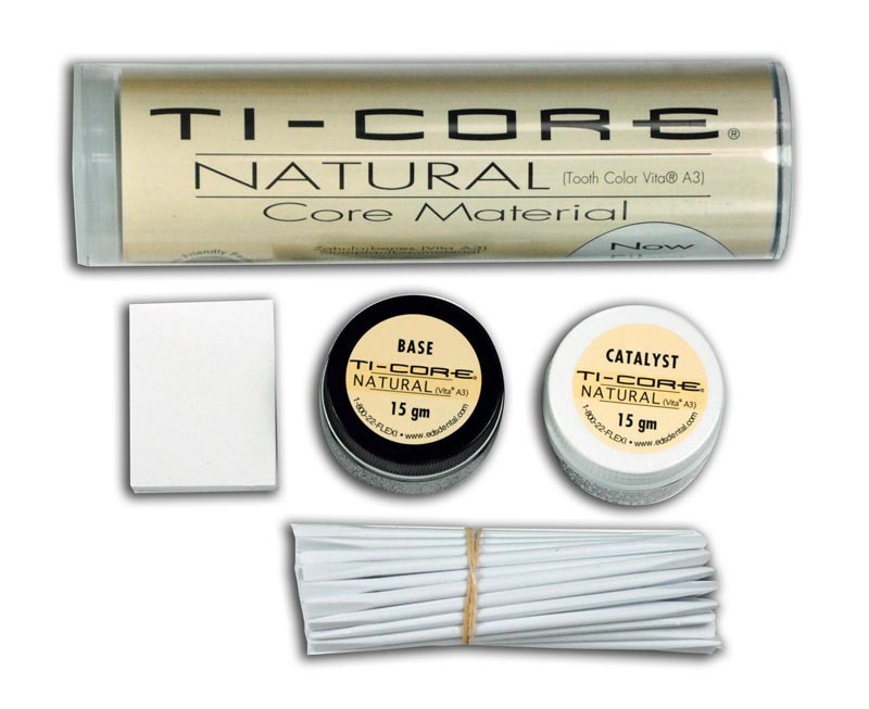 Ti-Core Base & Catalyst Core Build-Up Material, Self-Cure, Regular Set, Complete Kit, A3, 1/Pk, 810-00 thumbnail 11