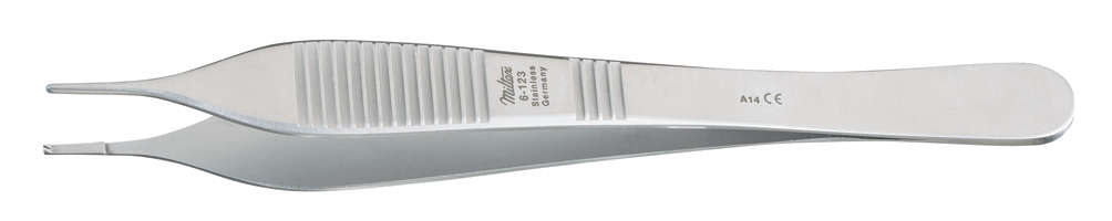 Adson Tissue & Suture Forcep Straight 4-3/4" Autoclavable Ea thumbnail 2
