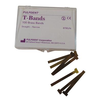 T-Bands, Straight/Narrow, Brass, 100/Pk, BTBS/N thumbnail 10