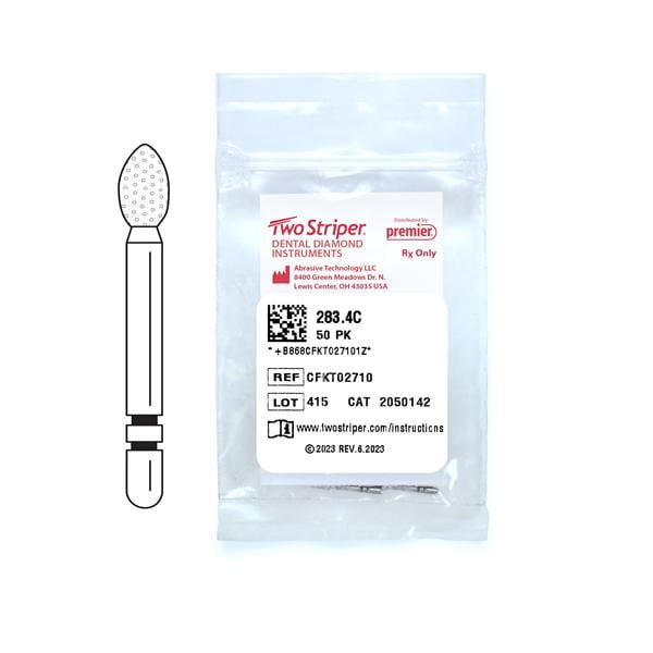 Two Striper 16A Diamond Bur Coarse 283.4C 50/Pk product image