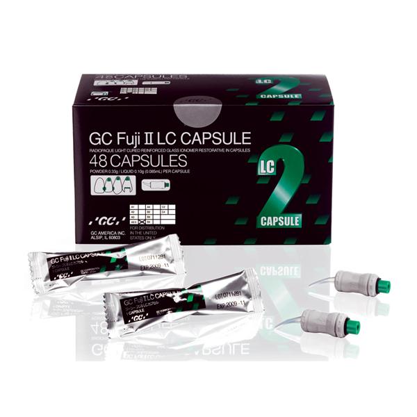 GC Fuji II LC Glass Ionomer Capsule A3.5 Refill 48/Bx thumbnail 6