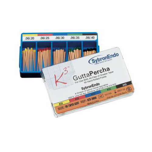 Standardized Gutta Percha Points, Compartment, 0.02 Taper, # 25, Red, 100/Pk, 12650 thumbnail 7