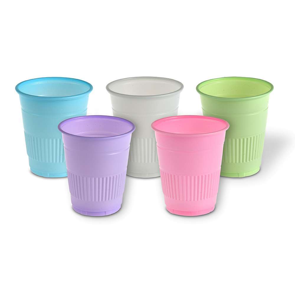 MARK3 Pink/Mauve Disposable Plastic Cups 5oz Case of 1000 product image