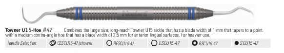 Scaler Towner Single End Size U15 DuraLite Round Ea thumbnail 2