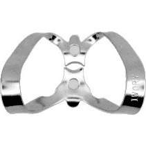 Hygenic Rubber Dam Clamp, Gloss Finish, # W9, Wingless, 1/Pk, H02770 thumbnail 5