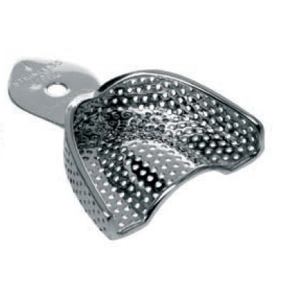 Coe Nickel-Plated Metal Perforated Complete Denture Impression Trays, # 64, Upper, 1/Pk, 260641 thumbnail 6