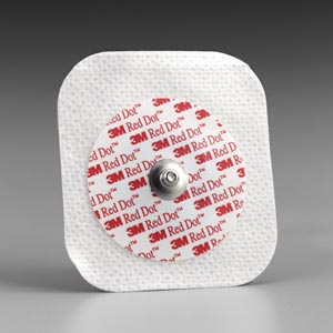 3M RED DOT DIAPHORETIC SOFT CLOTH MONITORING ELECTRODES 2231 product image