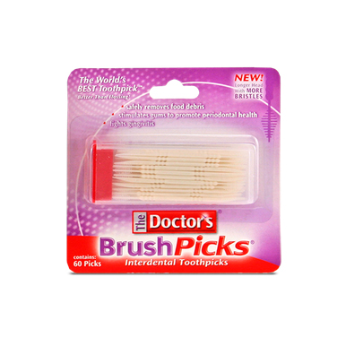 DDS Dental Supplies - The Doctor's Brushpicks Toothpicks Keychain Dispenser 6Pk product image