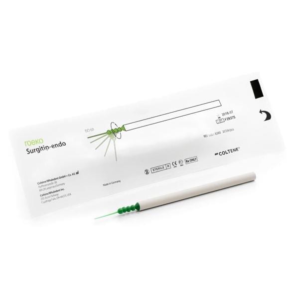 Roeko Surgitip-Endo Aspirating Tips, Sterile Plastic, 0.35 mm, # 60, White/Green, 20/Pk, 60018280 thumbnail 15