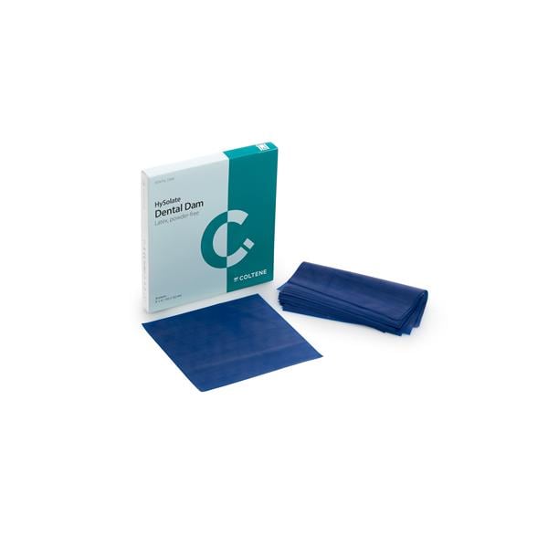 HySolate Latex Dental Dam 5x5 Blue Medium 52/pk, 60034441 thumbnail 11