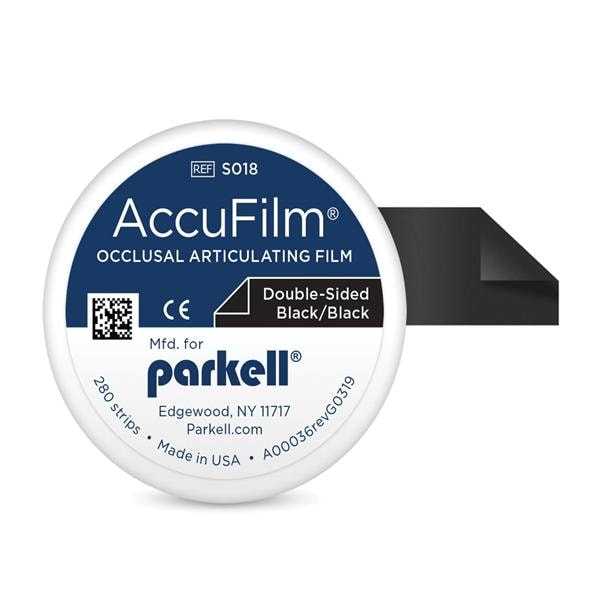 Accufilm I Double-Sided, Super Thin Articulating Film, Precut, Black/Black, 280/Pk, S018 thumbnail 12