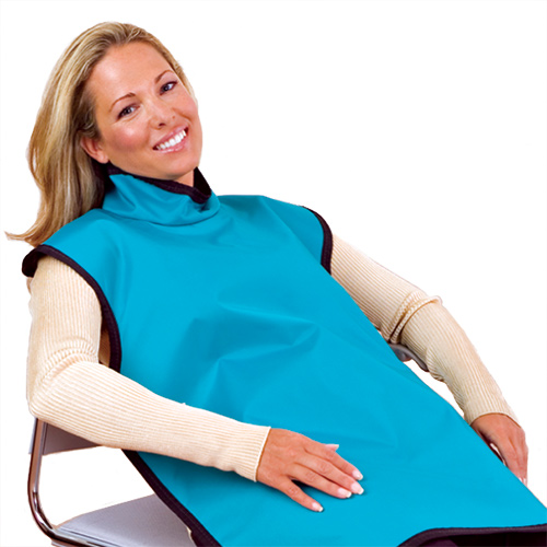Adult X-Ray Bib w/Collar LF Electric Blue, 75051NL-39 thumbnail 6