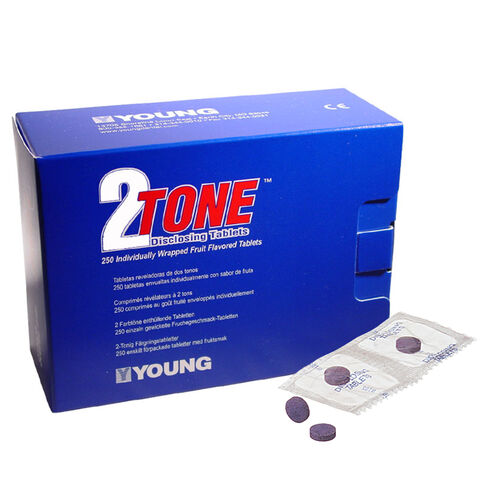 2Tone Disclosing Solution, Tablets, 250/Pk (Discontinued) thumbnail 9