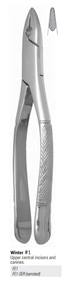 Extracting Forceps Size 1 Serrated Ea product image