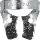 Ivory Rubber Dam Clamp # 28N, 1/Pk, 50057732 thumbnail 7