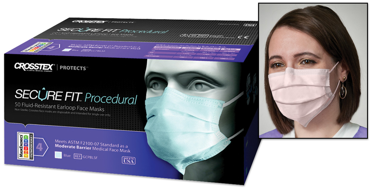 SecureFit Procedural Earloop Masks, ASTM Level 2, Pink, 50/Pk, GCPPKSF thumbnail 11
