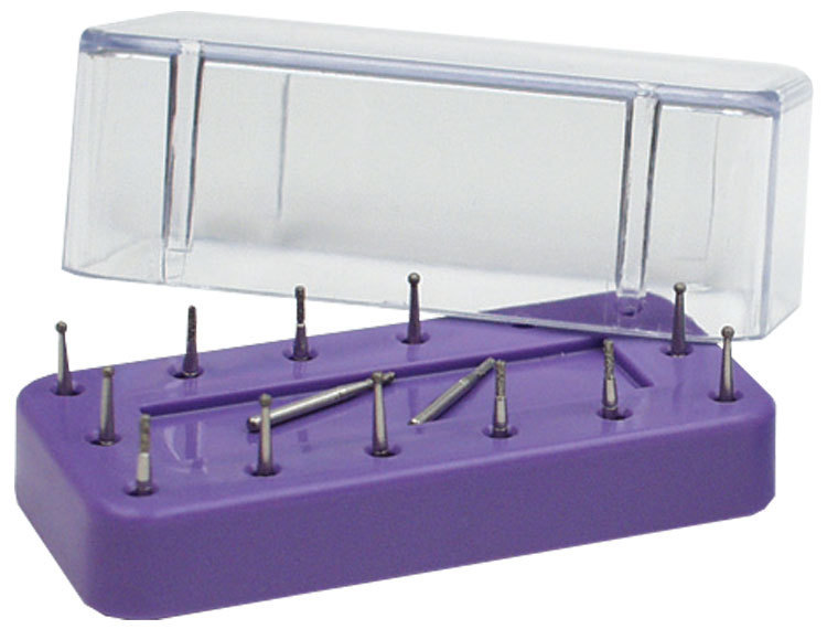 Magnetic Bur Block, 14-Hole, Neon Yellow, 1/Pk, 50Z403O thumbnail 12