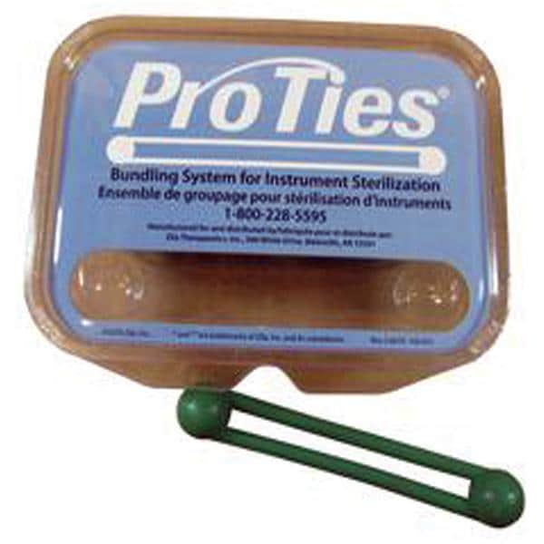 Pro-Ties Instrument Bundling System, Silicone, Green, 6/Pk, 650102G thumbnail 9