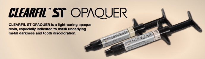 Clearfil ST Opaquer Composite Resin, Light-Cure, Syringe, 4 g, Universal, 1/Pk, 637KA thumbnail 6