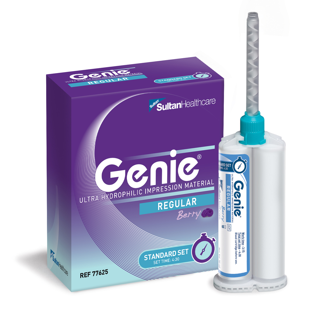 Genie VPS Impression Material, Regular Body, Standard Set, 50 ml, 2/Pk, 77625 product image