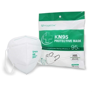 KN95 Protective Mask 95% Filtration 10/bx. - Powecom product image