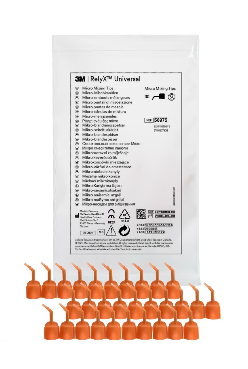 RelyX Universal Micro Mixing Tips, Orange, 30/Pk thumbnail 20