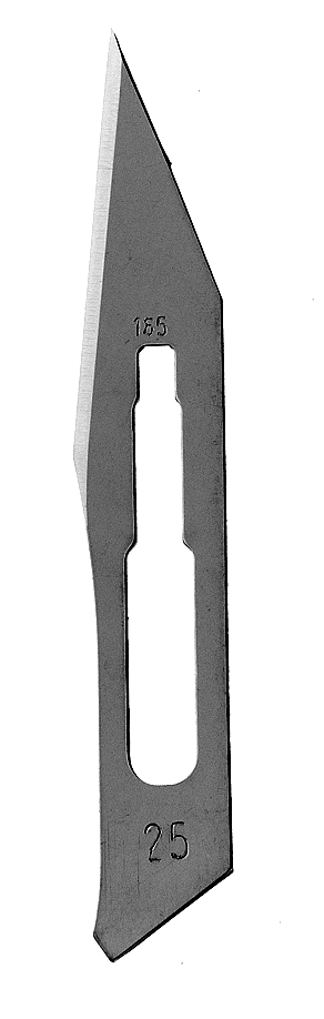 Carbon Steel Blades #25 Sterile 100/Box thumbnail 5