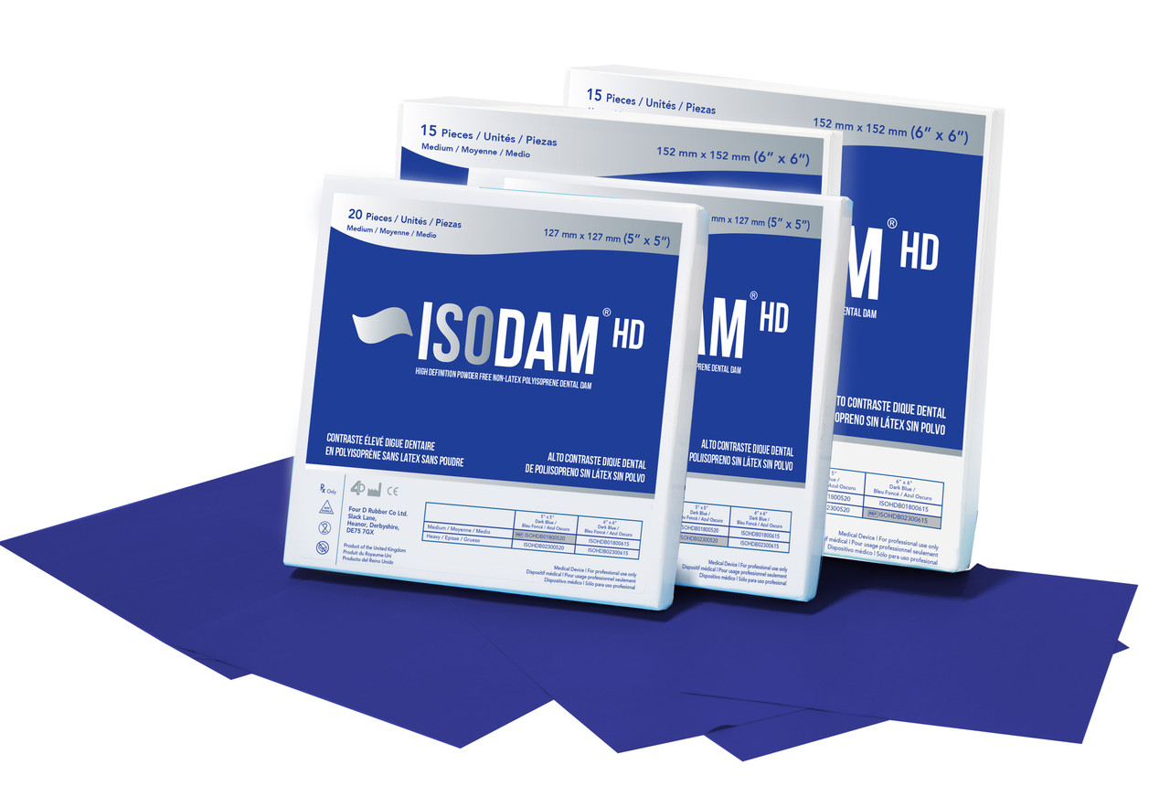 Isodam HD Non-Latex Dental Dam 5" x 5" Medium 20/Bx, ISOHDB01800520 thumbnail 9