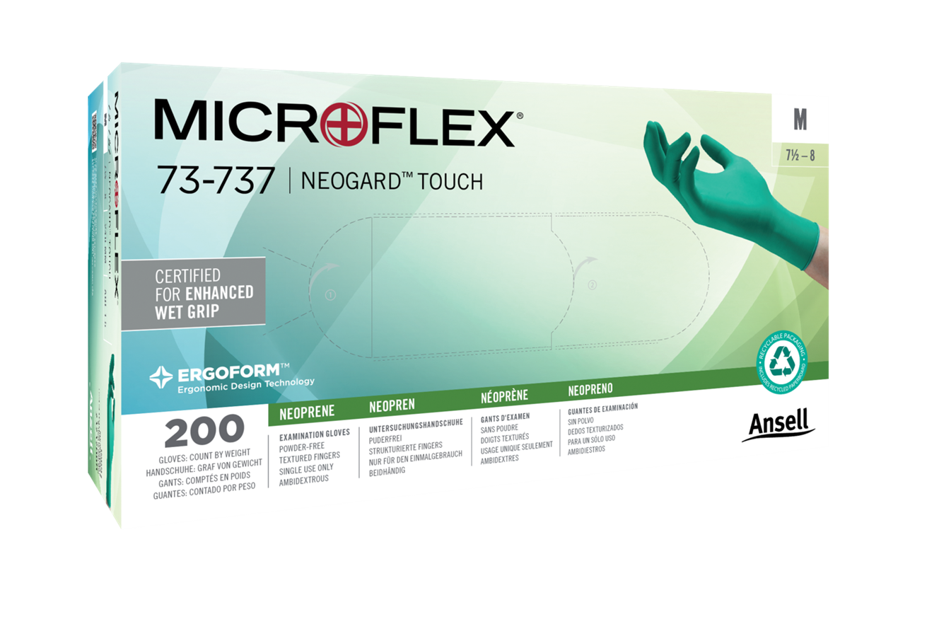 Neogard TOUCH Neoprene Gloves 200/Pk Large thumbnail 8