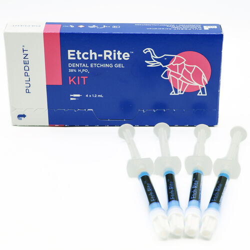 Etch-Rite Dental Etching Gel, 38% Phosphoric Acid, Standard Kit, 1.2 ml, 4/Pk, ETCH thumbnail 12