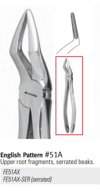Extracting Forceps Size 51A English Pattern Ea thumbnail 2