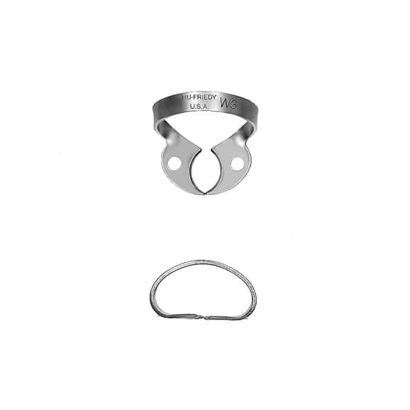 Rubber Dam Clamp, # W3, Small Lower Molars, Satin Steel, 1/Pk, RDCMW3 thumbnail 11