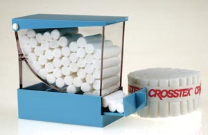 Cotton Roll Dispenser Deluxe Blue - Cotton Roll Dispenser Deluxe Blue - Image 1