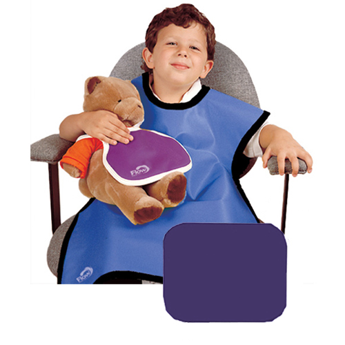 Flow Dental Panoramic X-Ray Apron Child Purple Without Collar Ea image