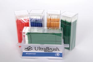 Microbrush Plus Micro-Applicator Dispenser Refills, Ultra Fine, Orange, 400/Pk, PU400OR product image