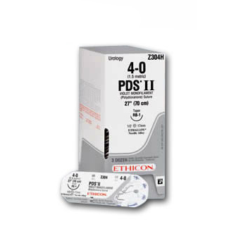 PDS II Suture 6-0 1x18" Polydioxanone Monofilament P-1 Undyed 12/Bx thumbnail 3