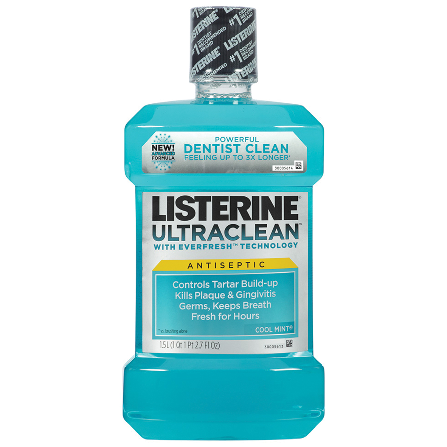 LISTERINE® ULTRACLEAN® COOL MINT Antiseptic Mouthwash Case of 6 product image