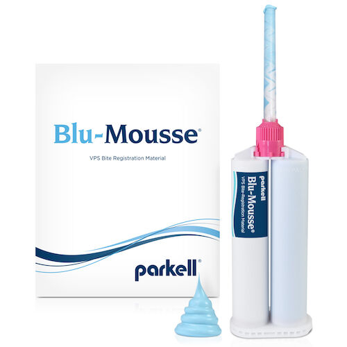 Blu-Mousse VPS Bite Registration Material, Classic Set, Split Cartridge, 50 ml, 2/Pk, S438S thumbnail 11
