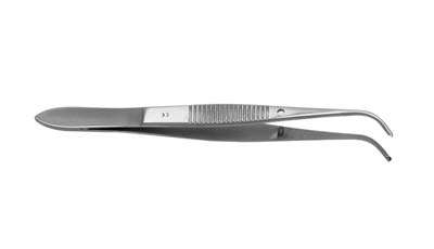 Iris Tissue Forceps 4" 1x2 Teeth Full-Curved product image