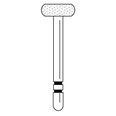Two Striper Diamond Bur Friction Grip Coarse 866C 5/Pk thumbnail 8