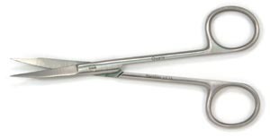 Quala - Scissors Goldman Fox Curved 5' Serrated - Quala - Scissors Goldman Fox Curved 5' Serrated - Image 1