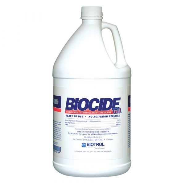 Biocide G30 Sterilant Disinfectant 2.65% Acidic Glutaraldehyde 1 Gallon Ea product image