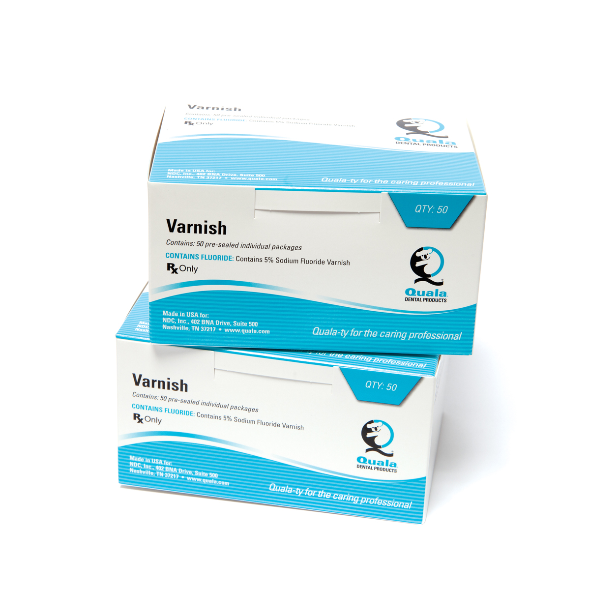 5% Sodium Fluoride Varnish, 0.5 ml, Caramel, White, 50/box image