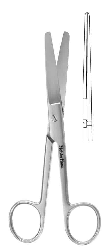 Miltex - Mh O.R. Scissors Straight 4-1/2 B/B product image