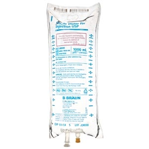 1000mL Sterile Water EXCEL (Rx) 12/cs (60 cs/plt) (Continental US+HI Only Excluding IN and ND) (Item on Manufacturer Allocation - Inventory Limited when Available) product image